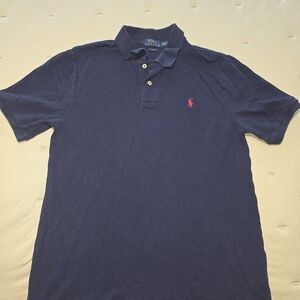 Polo Ralph Lauren Polo Shirt XL 18/20 Navy Classic Fit Red Pony Embroidered